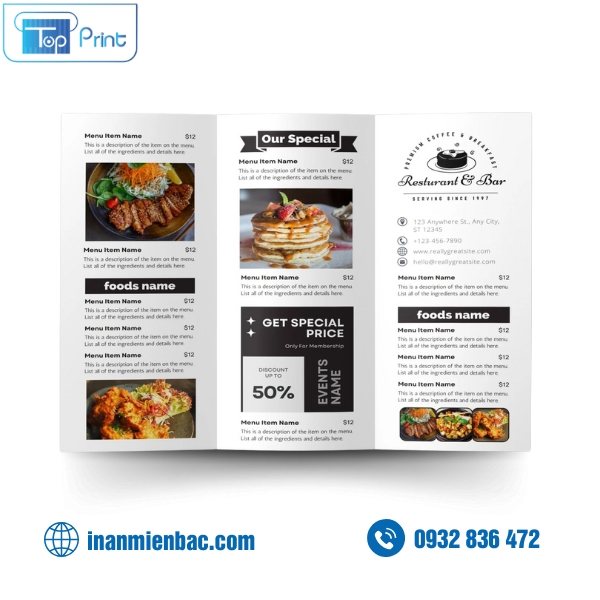 Brochure Menu